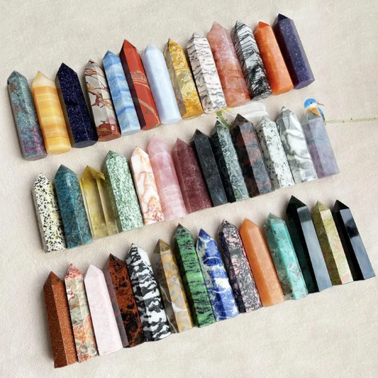 Natural Mixed Different Material Crystals Healing Crystal Towers